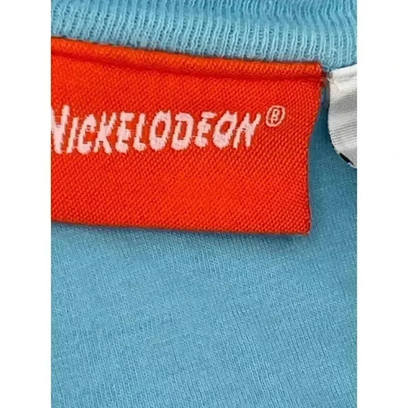 VINTAGE 2002 SPONGE BOB SQUARE PANTS SHIRT NICKELODEON ZAPPER PANTS POCKET LARGE - Picture 5 of 9